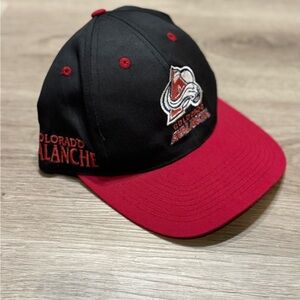 Vintage Rare Twins Enterprise Colorado Avalanche Snapback Hat NHL